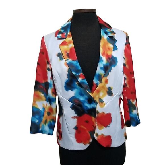 New Direction Multicolored Blazer size Medium NWT - Picture 2 of 7